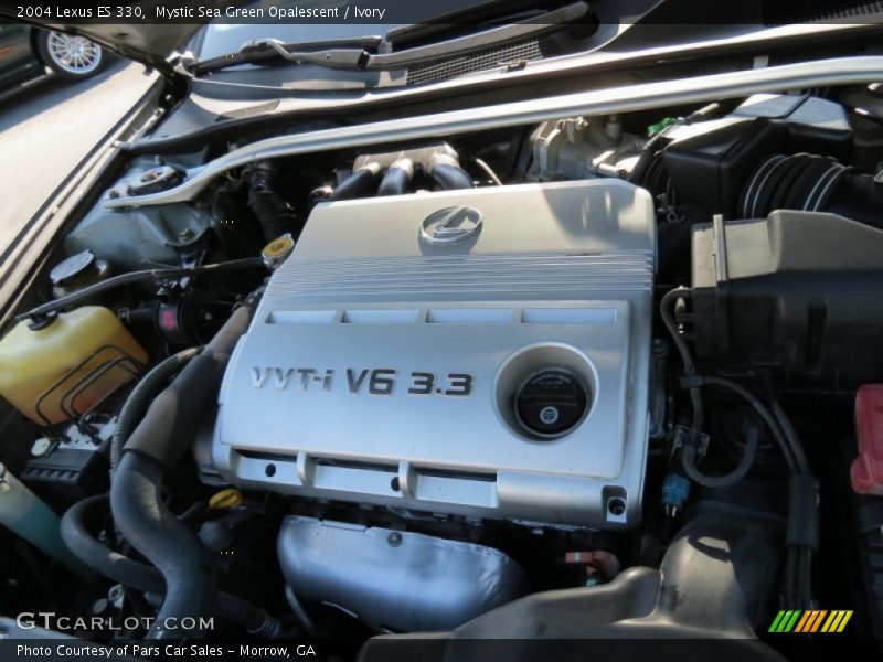Mystic Sea Green Opalescent / Ivory 2004 Lexus ES 330