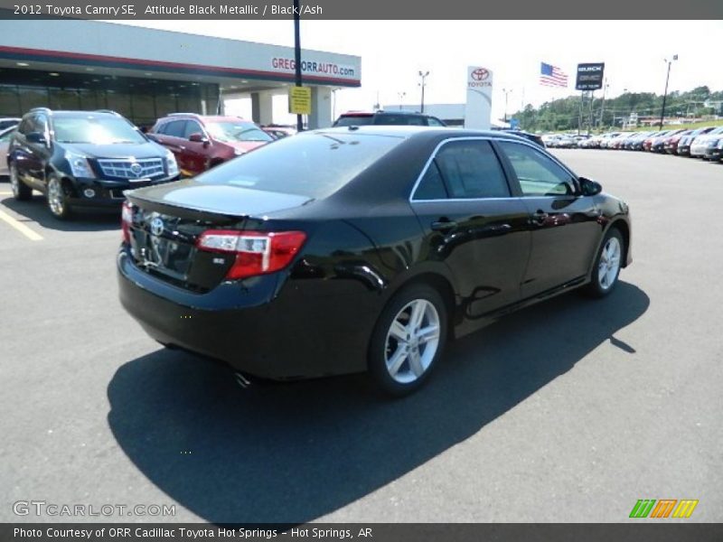 Attitude Black Metallic / Black/Ash 2012 Toyota Camry SE