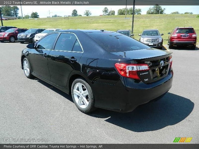 Attitude Black Metallic / Black/Ash 2012 Toyota Camry SE