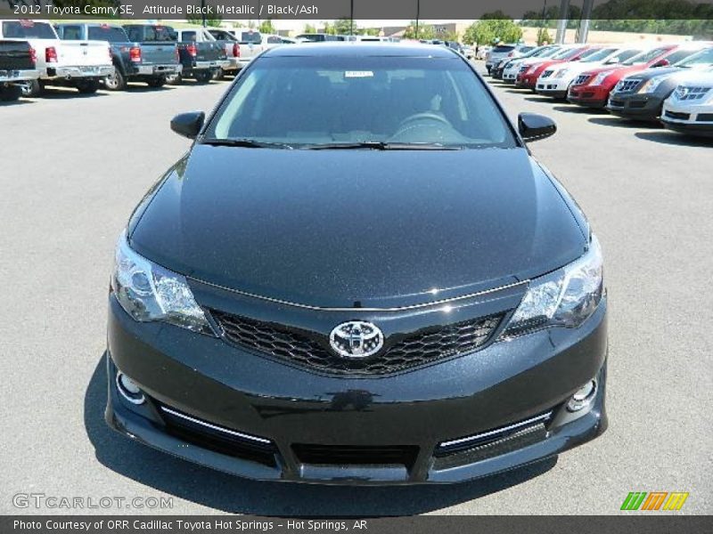 Attitude Black Metallic / Black/Ash 2012 Toyota Camry SE