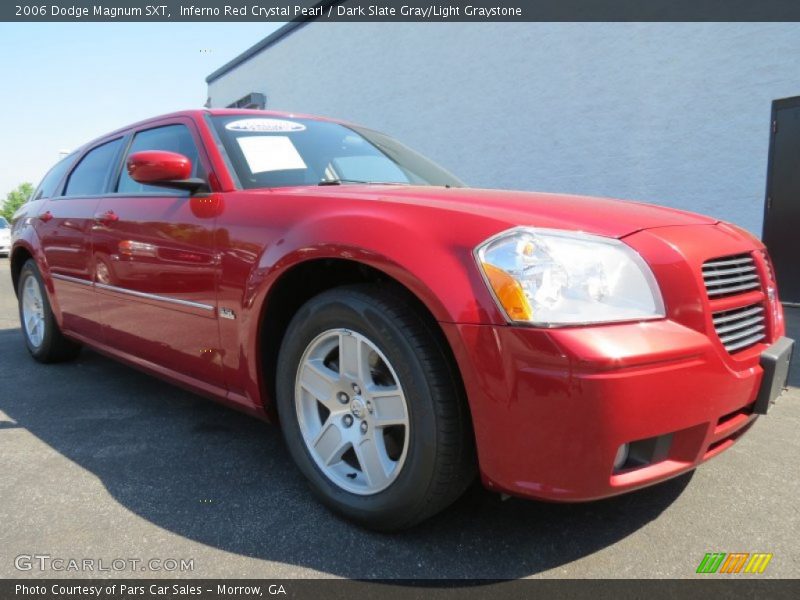 Inferno Red Crystal Pearl / Dark Slate Gray/Light Graystone 2006 Dodge Magnum SXT