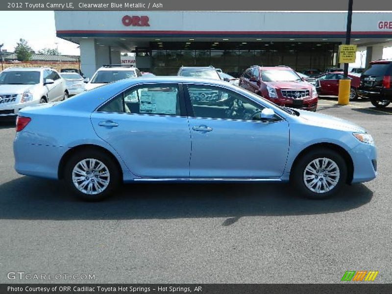 Clearwater Blue Metallic / Ash 2012 Toyota Camry LE