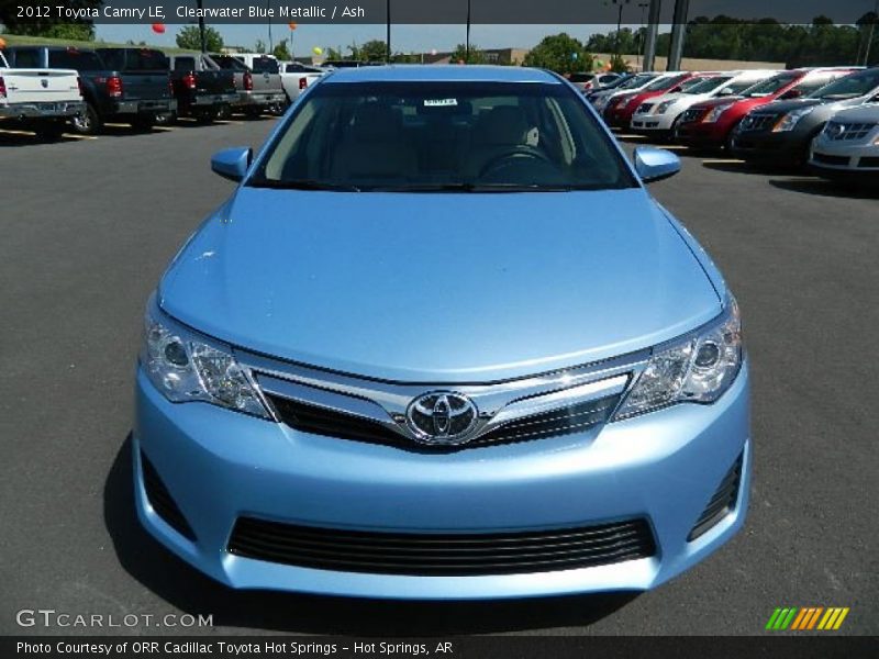Clearwater Blue Metallic / Ash 2012 Toyota Camry LE