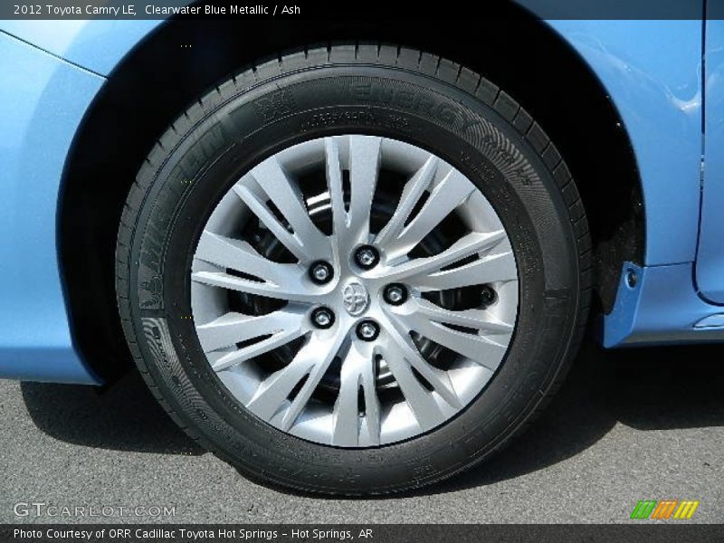 Clearwater Blue Metallic / Ash 2012 Toyota Camry LE