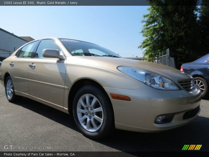 Mystic Gold Metallic / Ivory 2003 Lexus ES 300