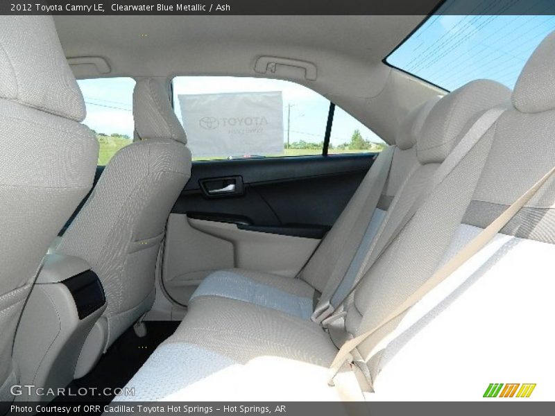 Clearwater Blue Metallic / Ash 2012 Toyota Camry LE