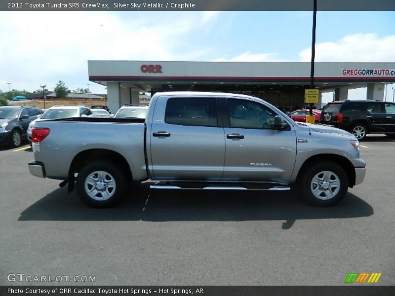 Silver Sky Metallic / Graphite 2012 Toyota Tundra SR5 CrewMax