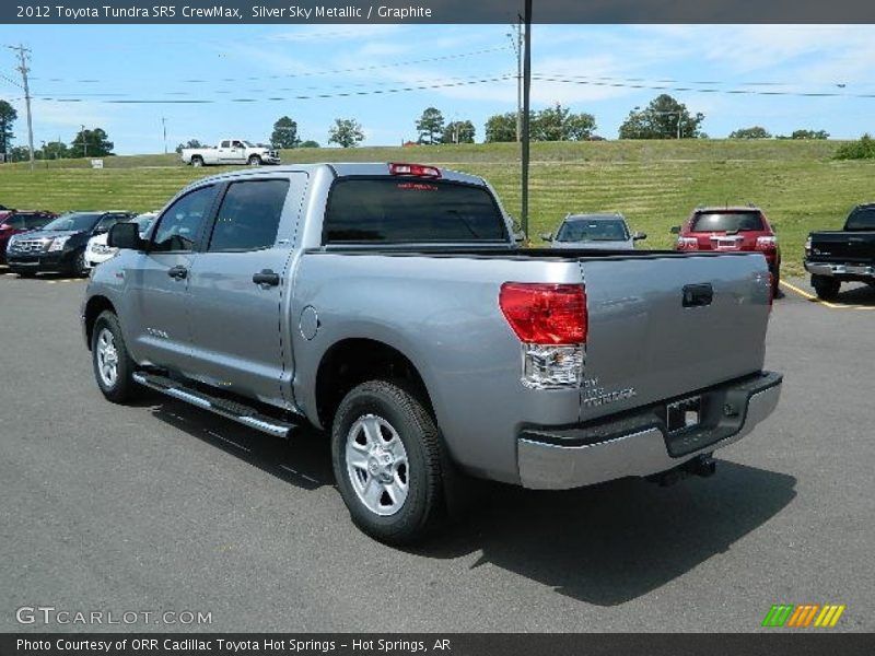 Silver Sky Metallic / Graphite 2012 Toyota Tundra SR5 CrewMax