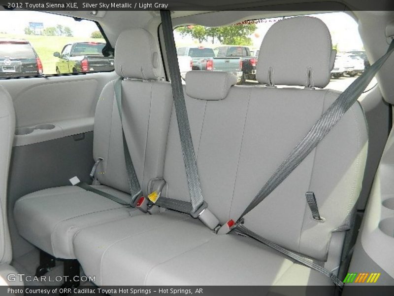 Silver Sky Metallic / Light Gray 2012 Toyota Sienna XLE