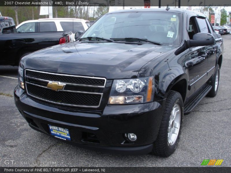 Black / Ebony 2007 Chevrolet Avalanche LT 4WD