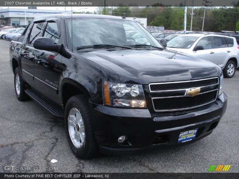 Black / Ebony 2007 Chevrolet Avalanche LT 4WD