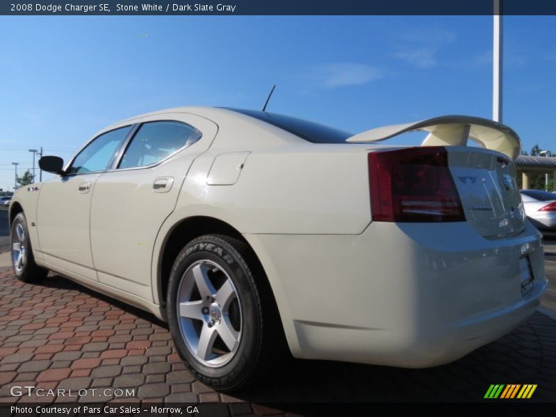 Stone White / Dark Slate Gray 2008 Dodge Charger SE