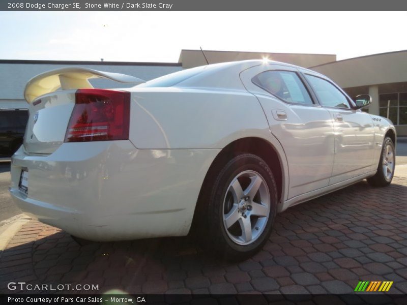 Stone White / Dark Slate Gray 2008 Dodge Charger SE