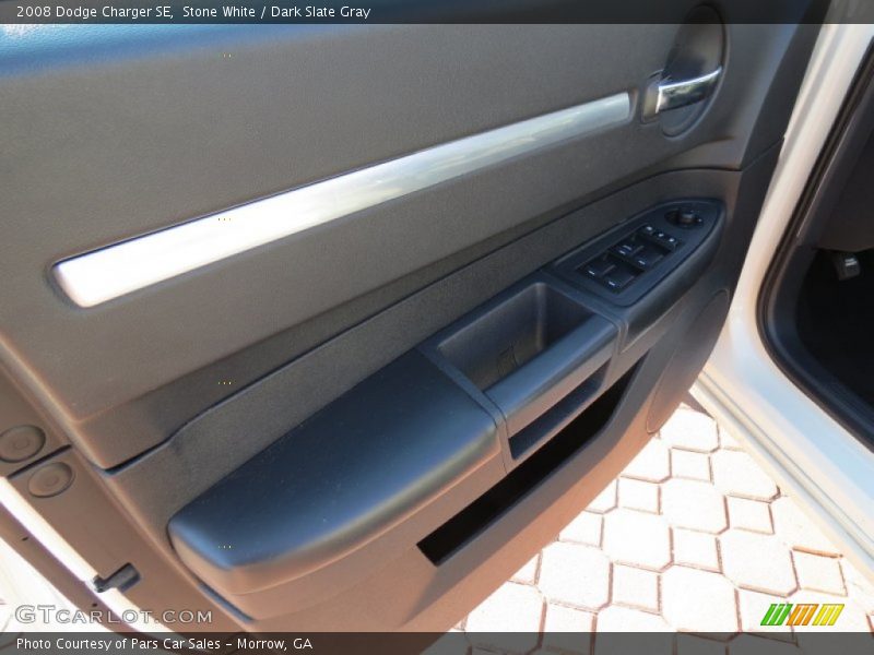 Stone White / Dark Slate Gray 2008 Dodge Charger SE
