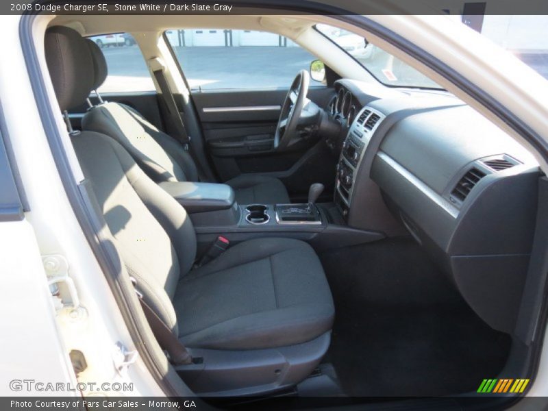 Stone White / Dark Slate Gray 2008 Dodge Charger SE