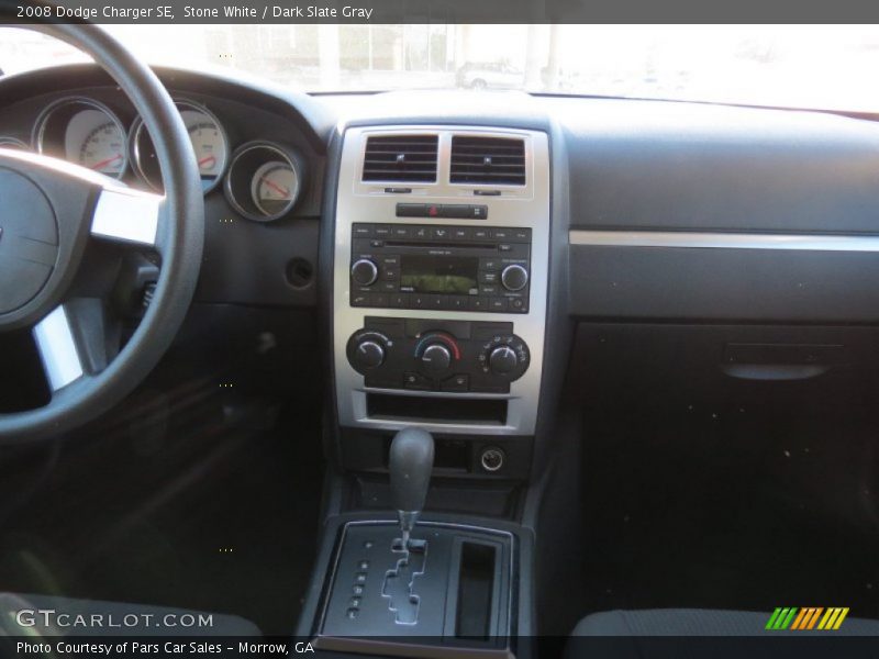 Stone White / Dark Slate Gray 2008 Dodge Charger SE