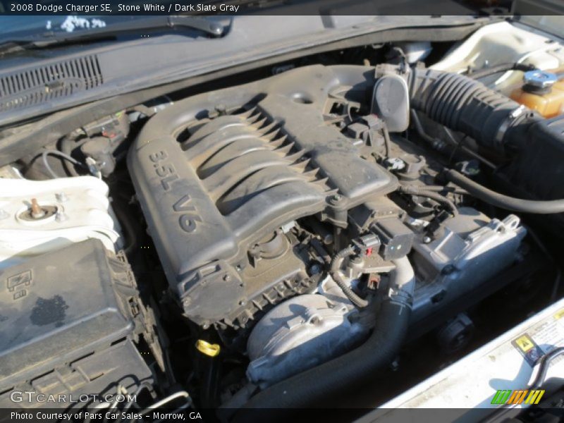 Stone White / Dark Slate Gray 2008 Dodge Charger SE