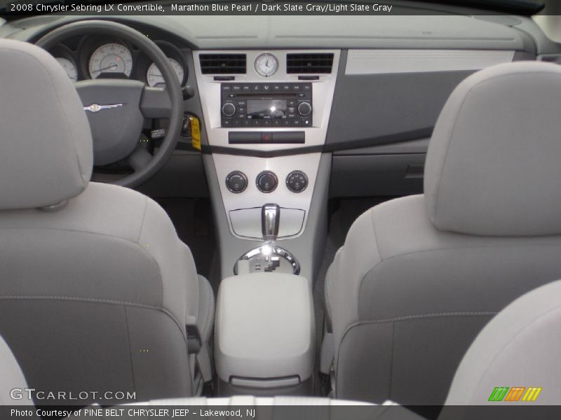 Marathon Blue Pearl / Dark Slate Gray/Light Slate Gray 2008 Chrysler Sebring LX Convertible