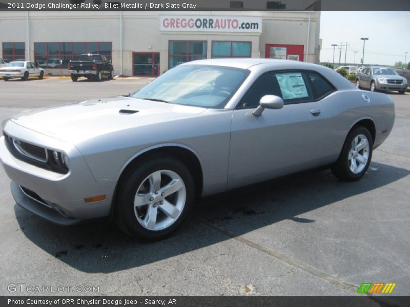 Billet Metallic / Dark Slate Gray 2011 Dodge Challenger Rallye