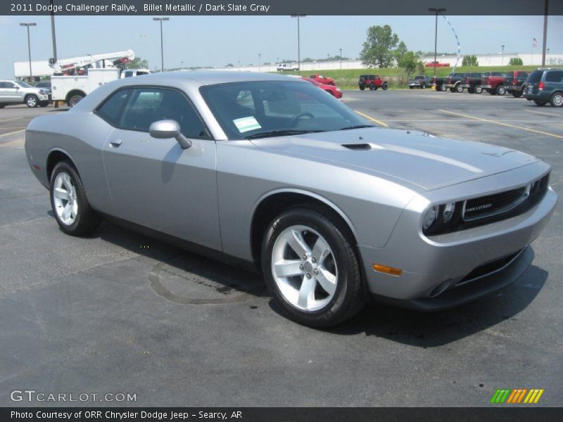 Billet Metallic / Dark Slate Gray 2011 Dodge Challenger Rallye