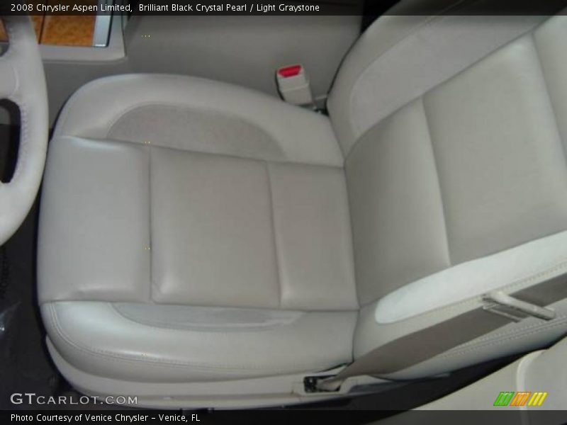 Brilliant Black Crystal Pearl / Light Graystone 2008 Chrysler Aspen Limited