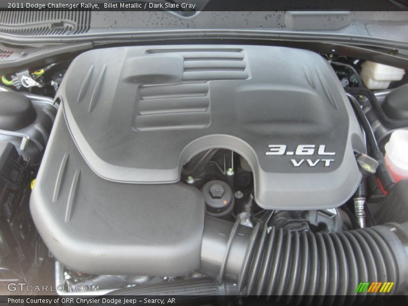Billet Metallic / Dark Slate Gray 2011 Dodge Challenger Rallye