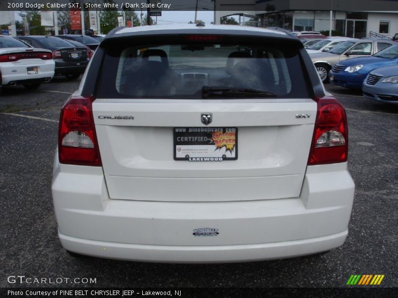 Stone White / Dark Slate Gray 2008 Dodge Caliber SXT
