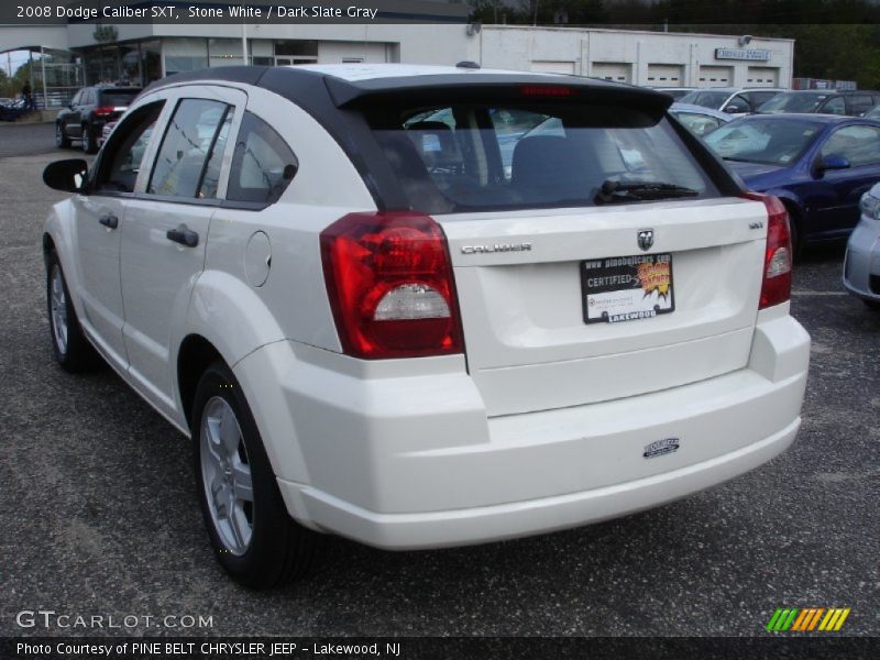Stone White / Dark Slate Gray 2008 Dodge Caliber SXT