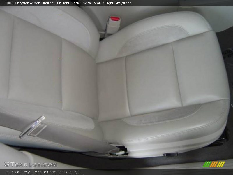 Brilliant Black Crystal Pearl / Light Graystone 2008 Chrysler Aspen Limited