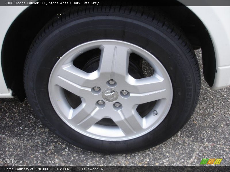 Stone White / Dark Slate Gray 2008 Dodge Caliber SXT