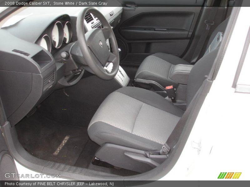 Stone White / Dark Slate Gray 2008 Dodge Caliber SXT