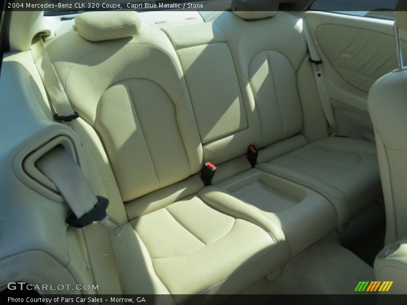 Capri Blue Metallic / Stone 2004 Mercedes-Benz CLK 320 Coupe