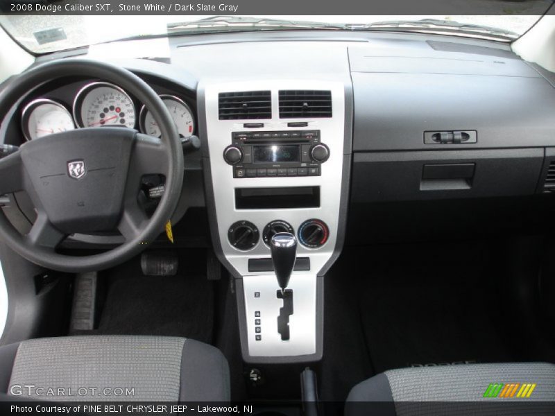 Stone White / Dark Slate Gray 2008 Dodge Caliber SXT
