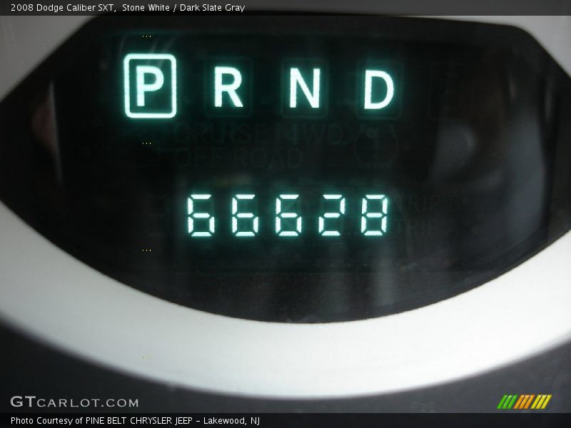 Stone White / Dark Slate Gray 2008 Dodge Caliber SXT