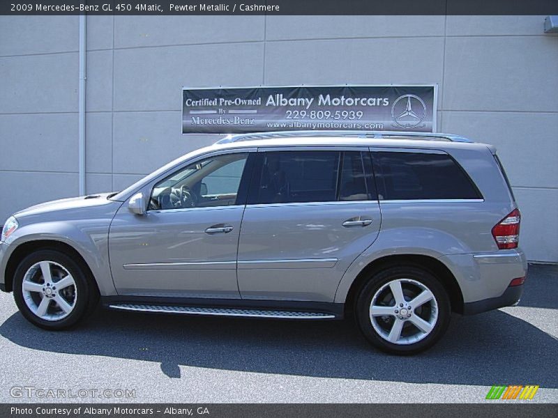 Pewter Metallic / Cashmere 2009 Mercedes-Benz GL 450 4Matic