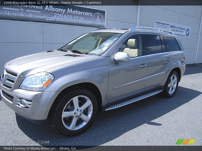 Pewter Metallic / Cashmere 2009 Mercedes-Benz GL 450 4Matic