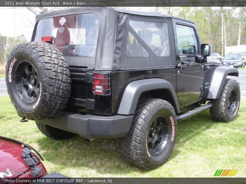 Black / Black 2011 Jeep Wrangler Sport 4x4