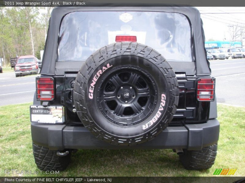 Black / Black 2011 Jeep Wrangler Sport 4x4