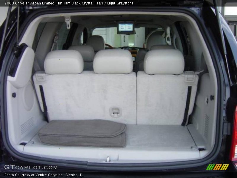 Brilliant Black Crystal Pearl / Light Graystone 2008 Chrysler Aspen Limited