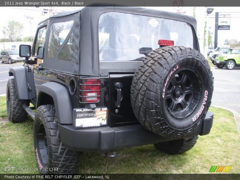 Black / Black 2011 Jeep Wrangler Sport 4x4