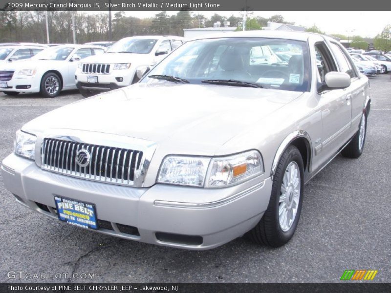 Silver Birch Metallic / Medium Light Stone 2009 Mercury Grand Marquis LS