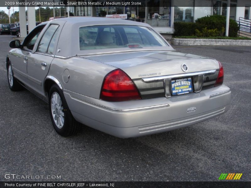 Silver Birch Metallic / Medium Light Stone 2009 Mercury Grand Marquis LS