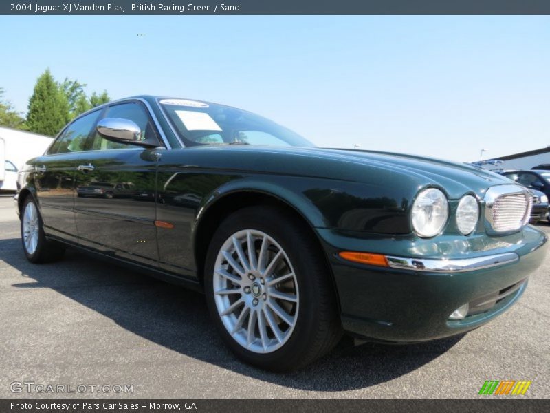 British Racing Green / Sand 2004 Jaguar XJ Vanden Plas