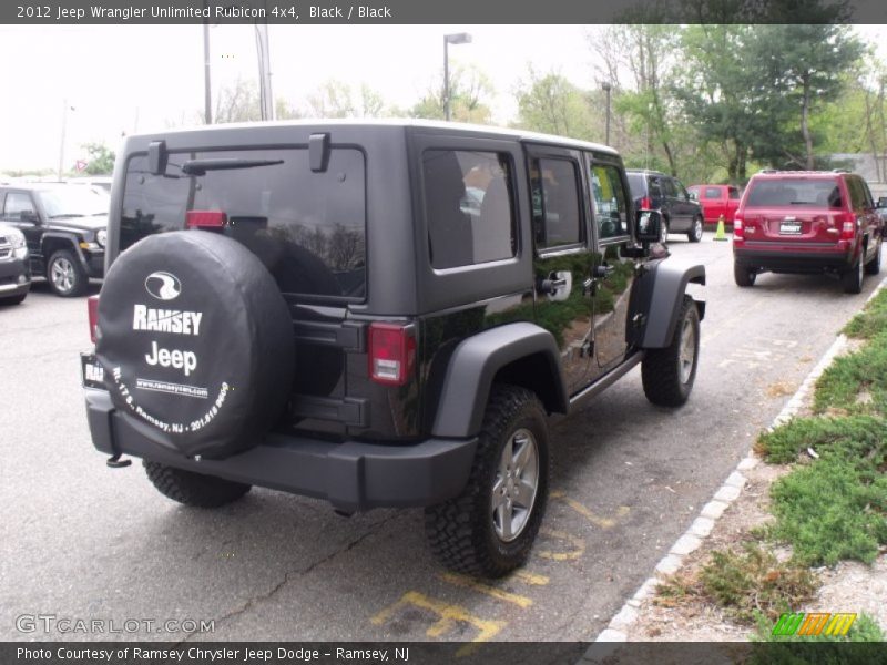 Black / Black 2012 Jeep Wrangler Unlimited Rubicon 4x4