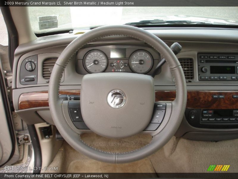 Silver Birch Metallic / Medium Light Stone 2009 Mercury Grand Marquis LS