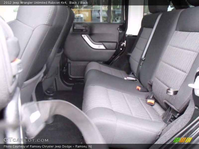 Black / Black 2012 Jeep Wrangler Unlimited Rubicon 4x4