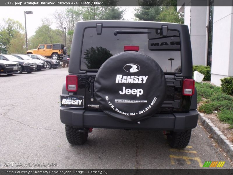 Black / Black 2012 Jeep Wrangler Unlimited Rubicon 4x4