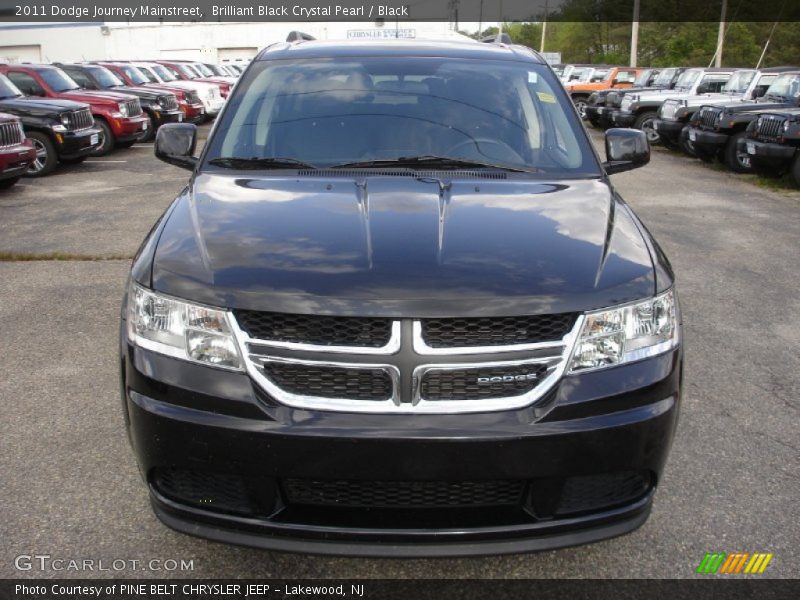 Brilliant Black Crystal Pearl / Black 2011 Dodge Journey Mainstreet