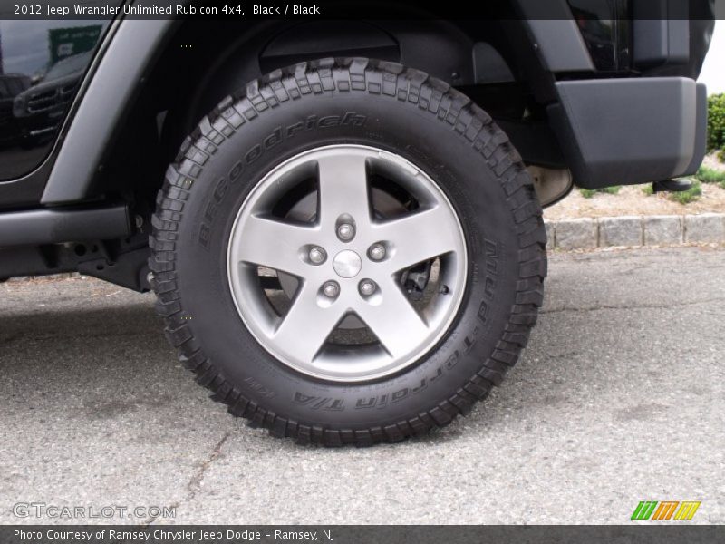 Black / Black 2012 Jeep Wrangler Unlimited Rubicon 4x4