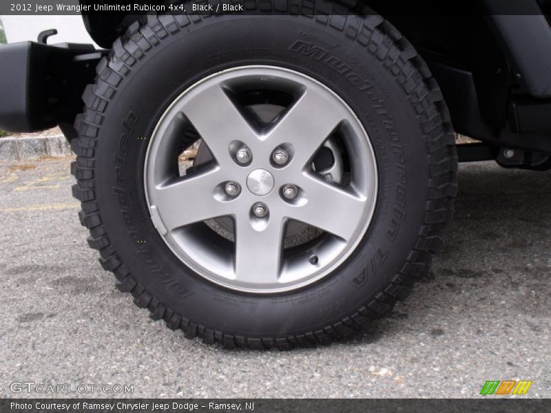 Black / Black 2012 Jeep Wrangler Unlimited Rubicon 4x4